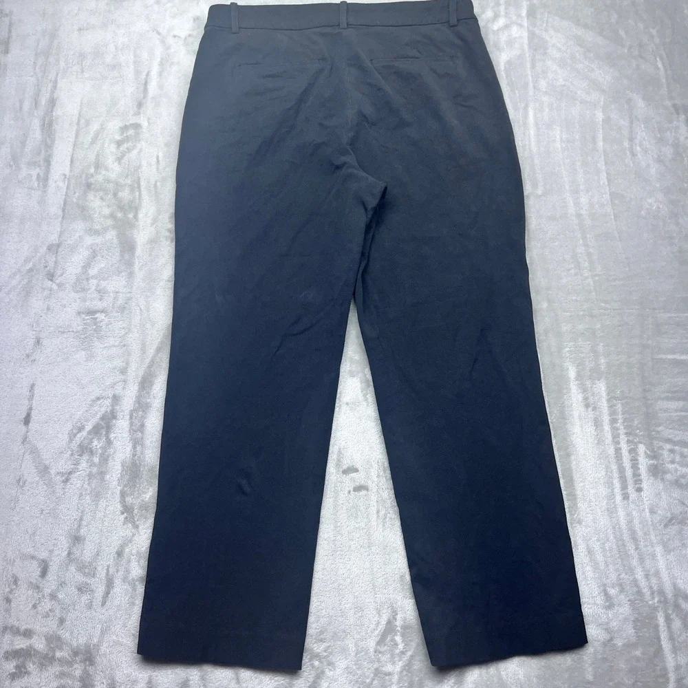 J.Crew Kallie Pant Women's Black Cropped Career‎ Business Casual Sz 10 Fits 31